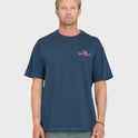 Originals Script Short Sleeve Knit T-Shirt - Dark Denim