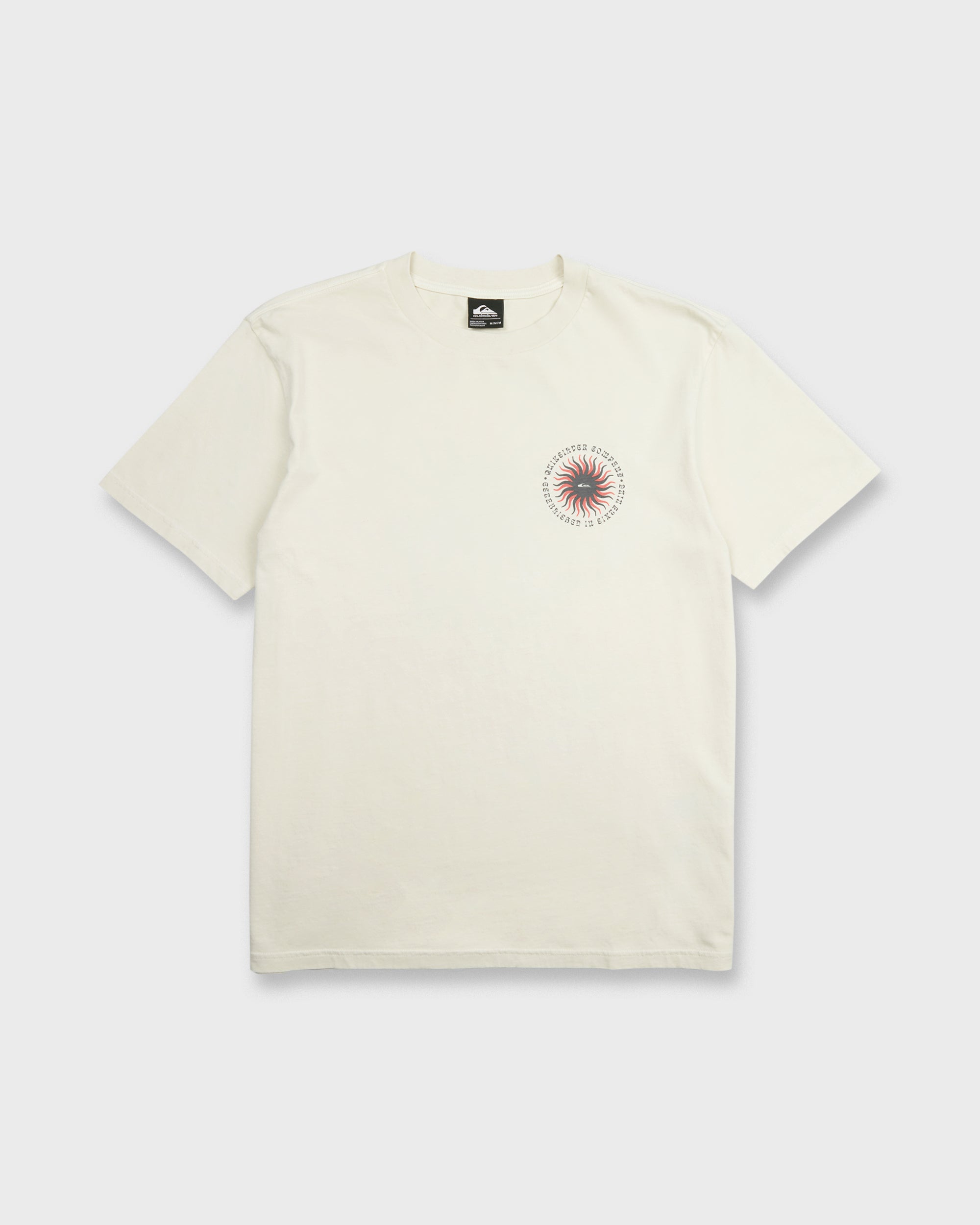 Sunny Day Pigment Dye Short Sleeve Cotton T-Shirt - Silver Birch