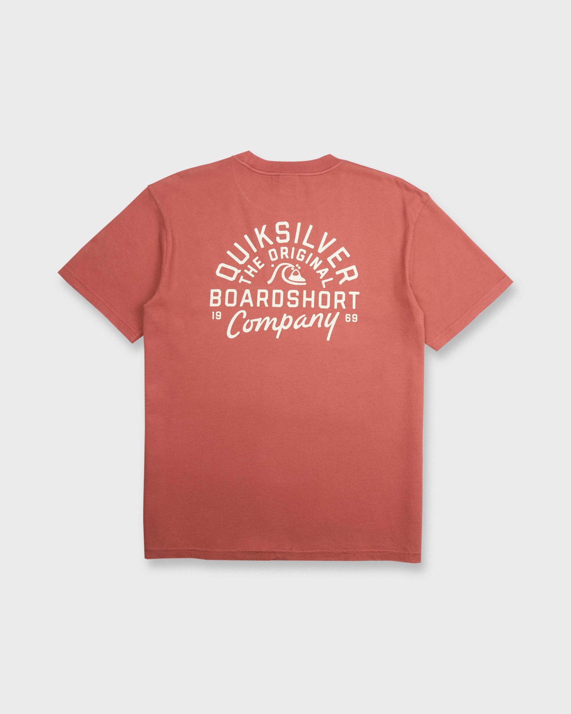 Factory Label Pigment Dye Short Sleeve Cotton T-Shirt - Bossa Nova