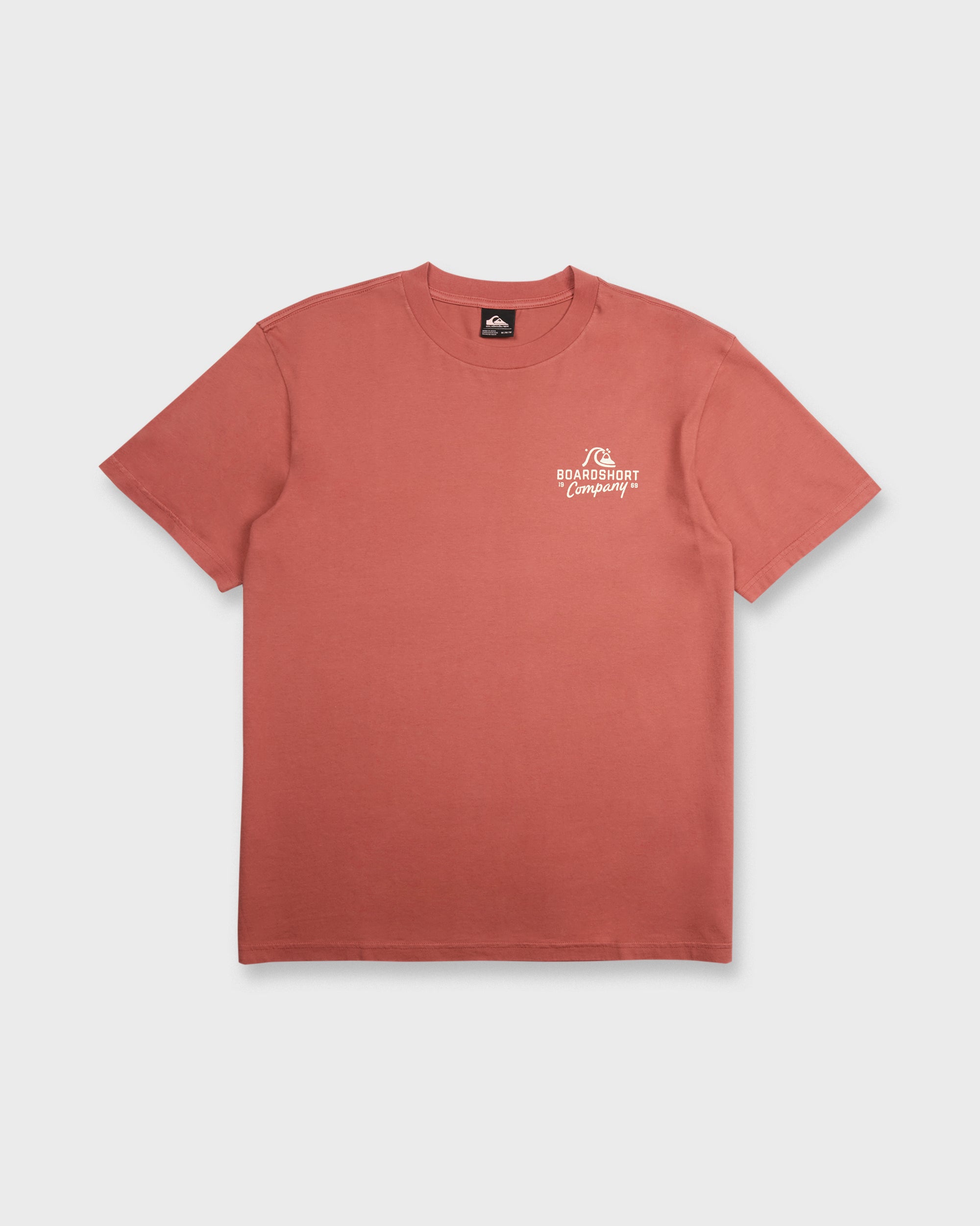Factory Label Pigment Dye Short Sleeve Cotton T-Shirt - Bossa Nova