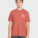 Factory Label Pigment Dye Short Sleeve Cotton T-Shirt - Bossa Nova