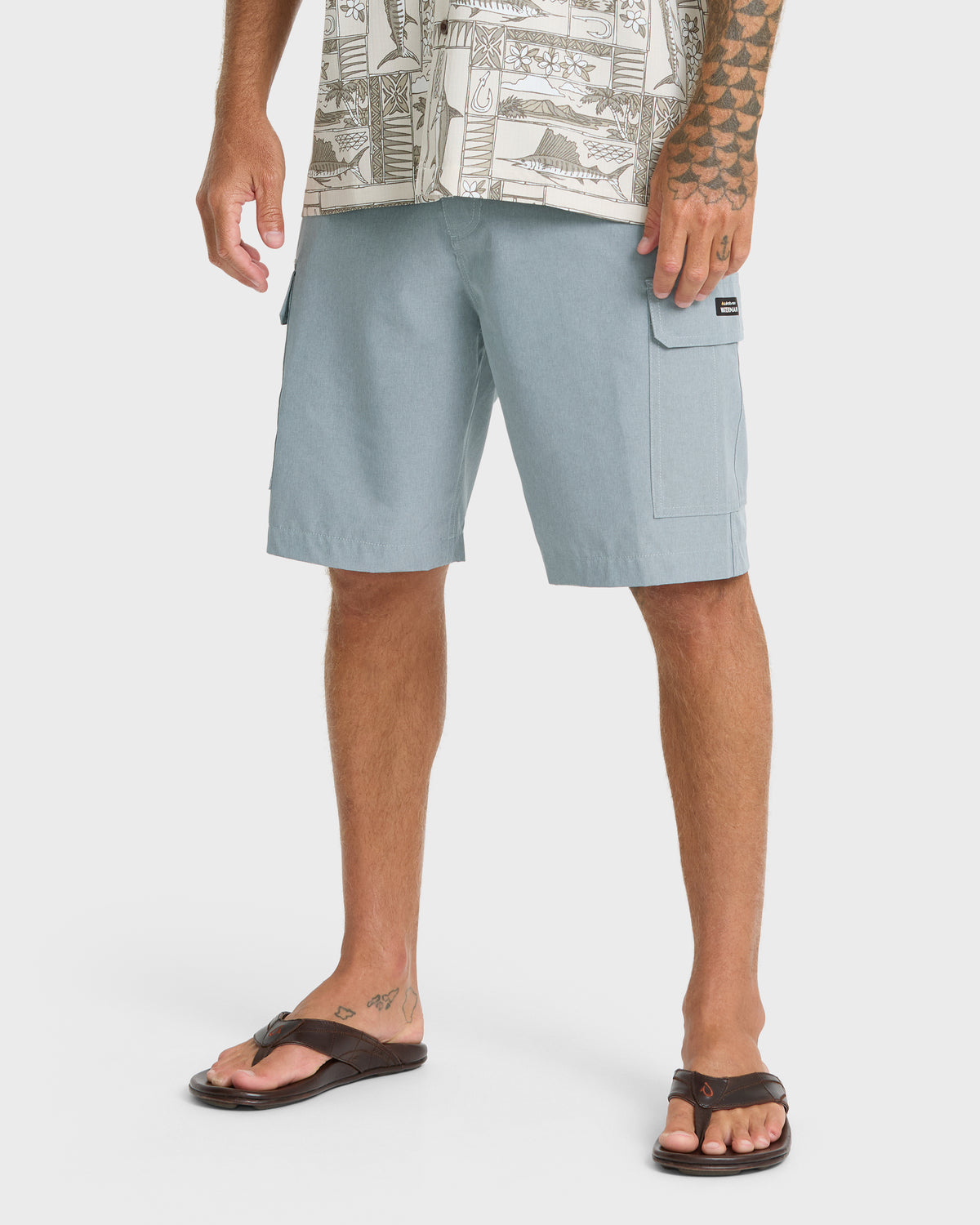 Legion Cargo 20" Amphibian Hybrid Shorts - Frost Gray Heather