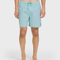 Ocean Mayhem 17" Swim Trunks - Aqua