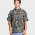 Waterman Paradise Bay Short Sleeve Woven Shirt - Phantom