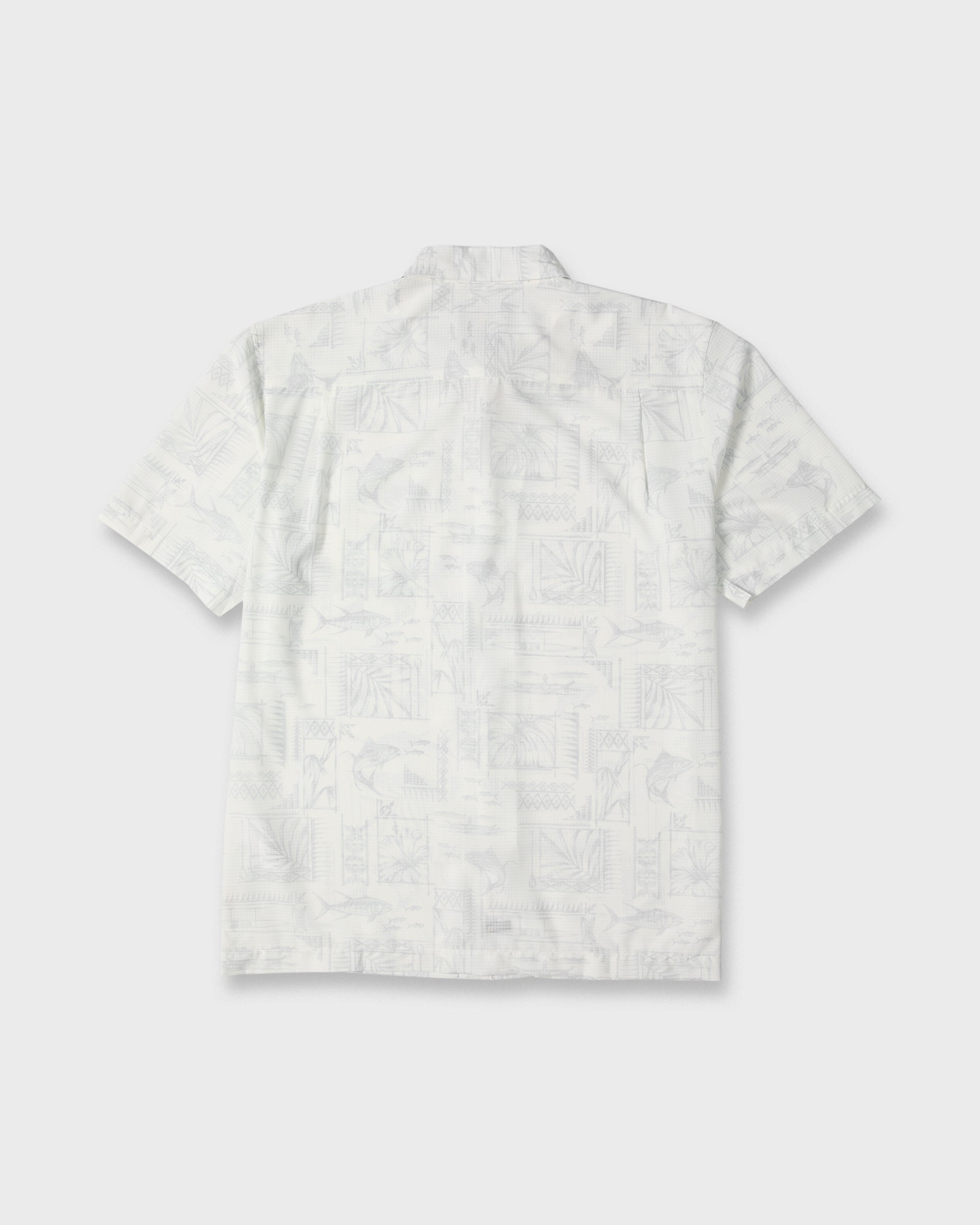 Waterman Paradise Bay Short Sleeve Woven Shirt - White | Quiksilver