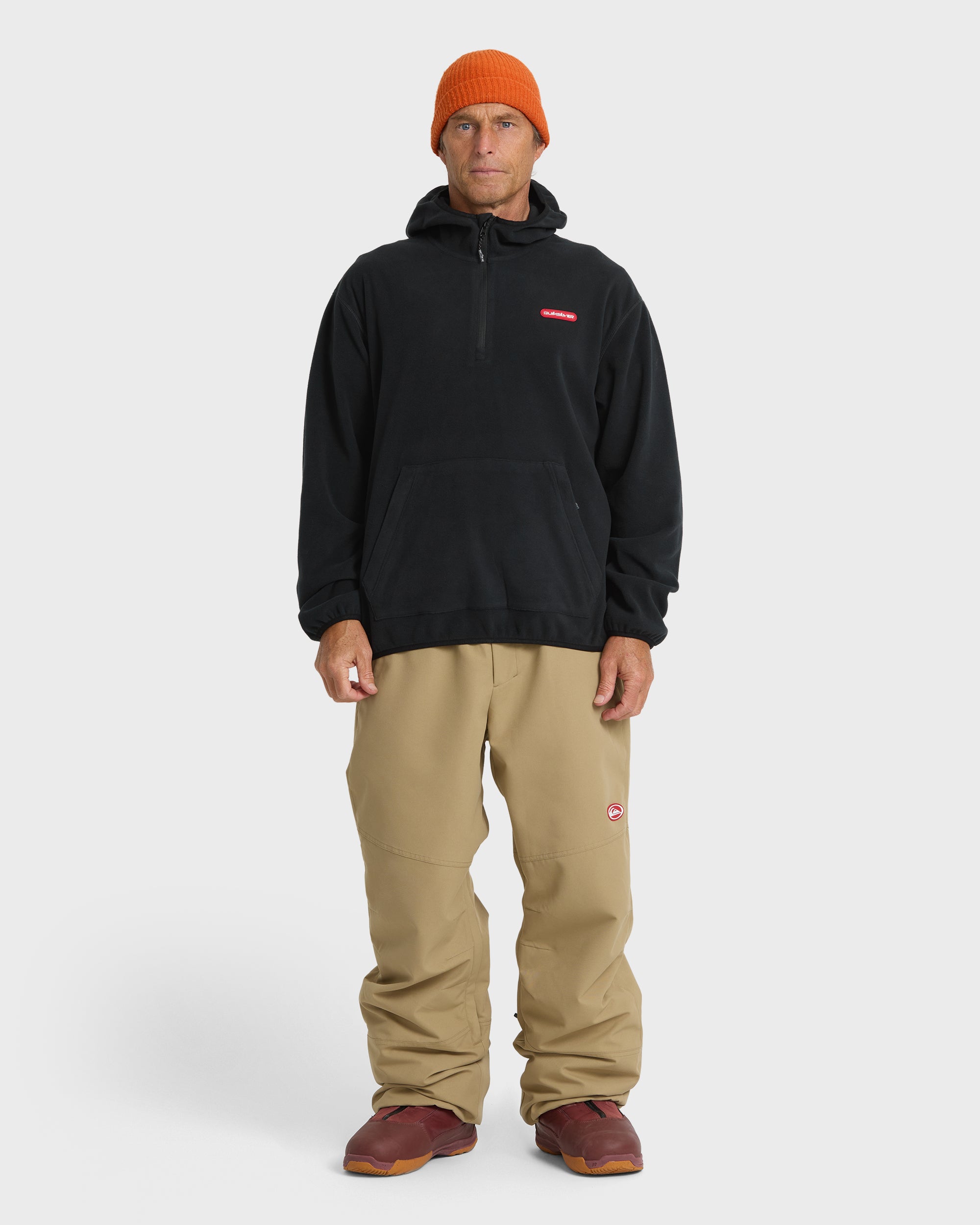 Ridge Runner Quarter-Zip Hoodie - Anthracite – Quiksilver
