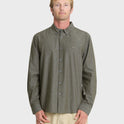Shore Break Long Sleeve Woven Shirt - Grape Leaf