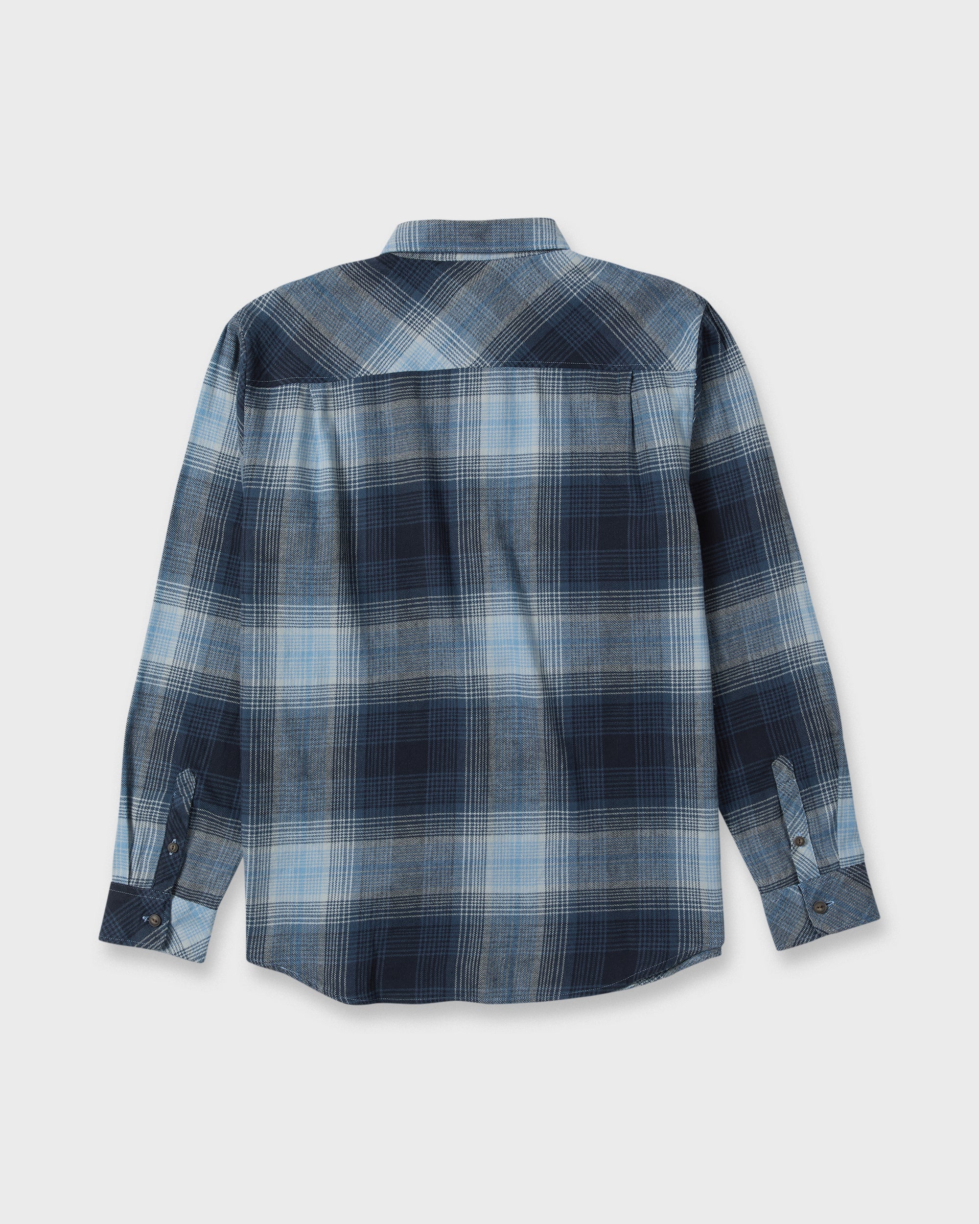 Avalon Long Sleeve Flannel Shirt - Dark Denim | Quiksilver