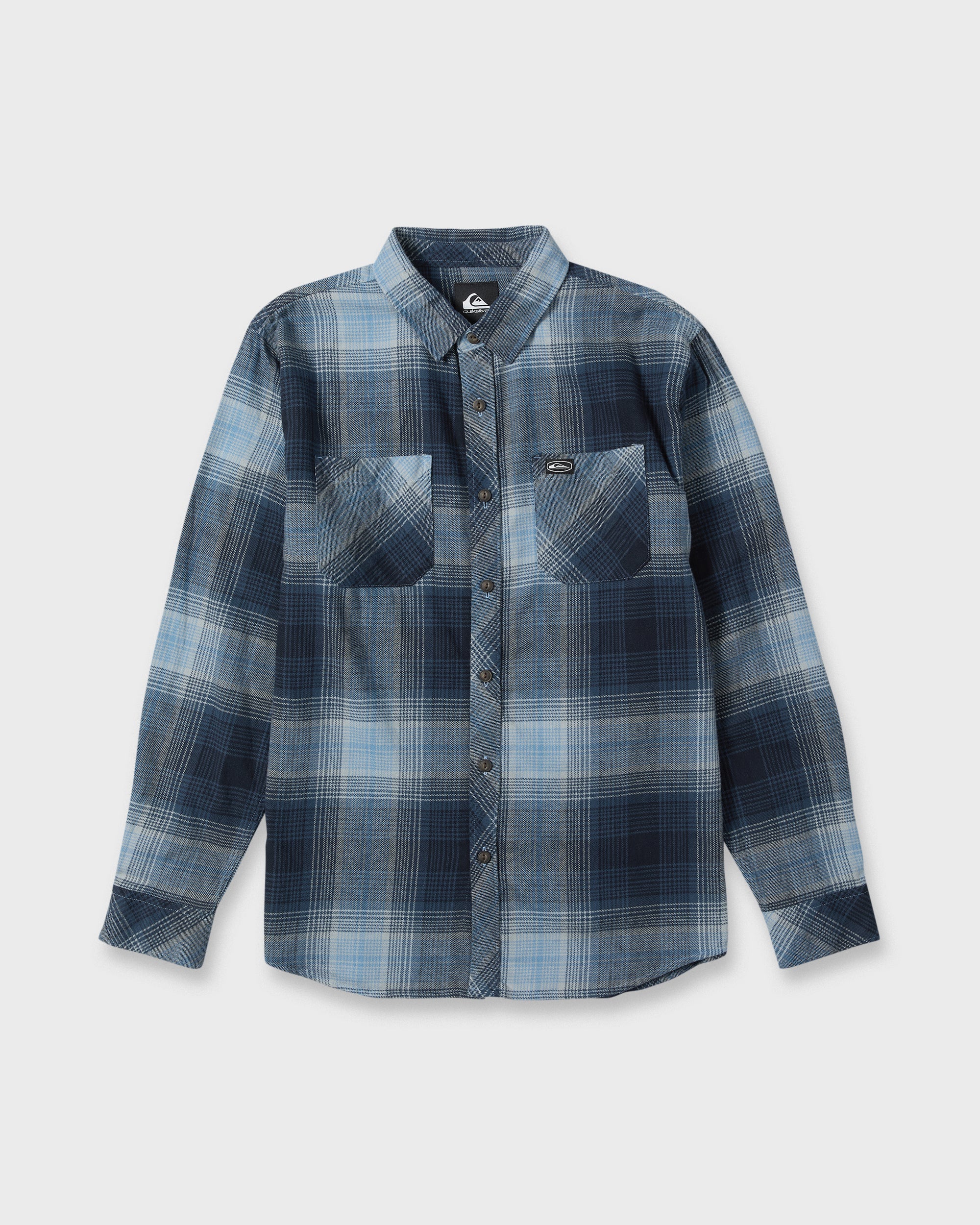 シェリル Avalon Long Sleeve Flannel Shirt - Dark Denim | Quiksilver
