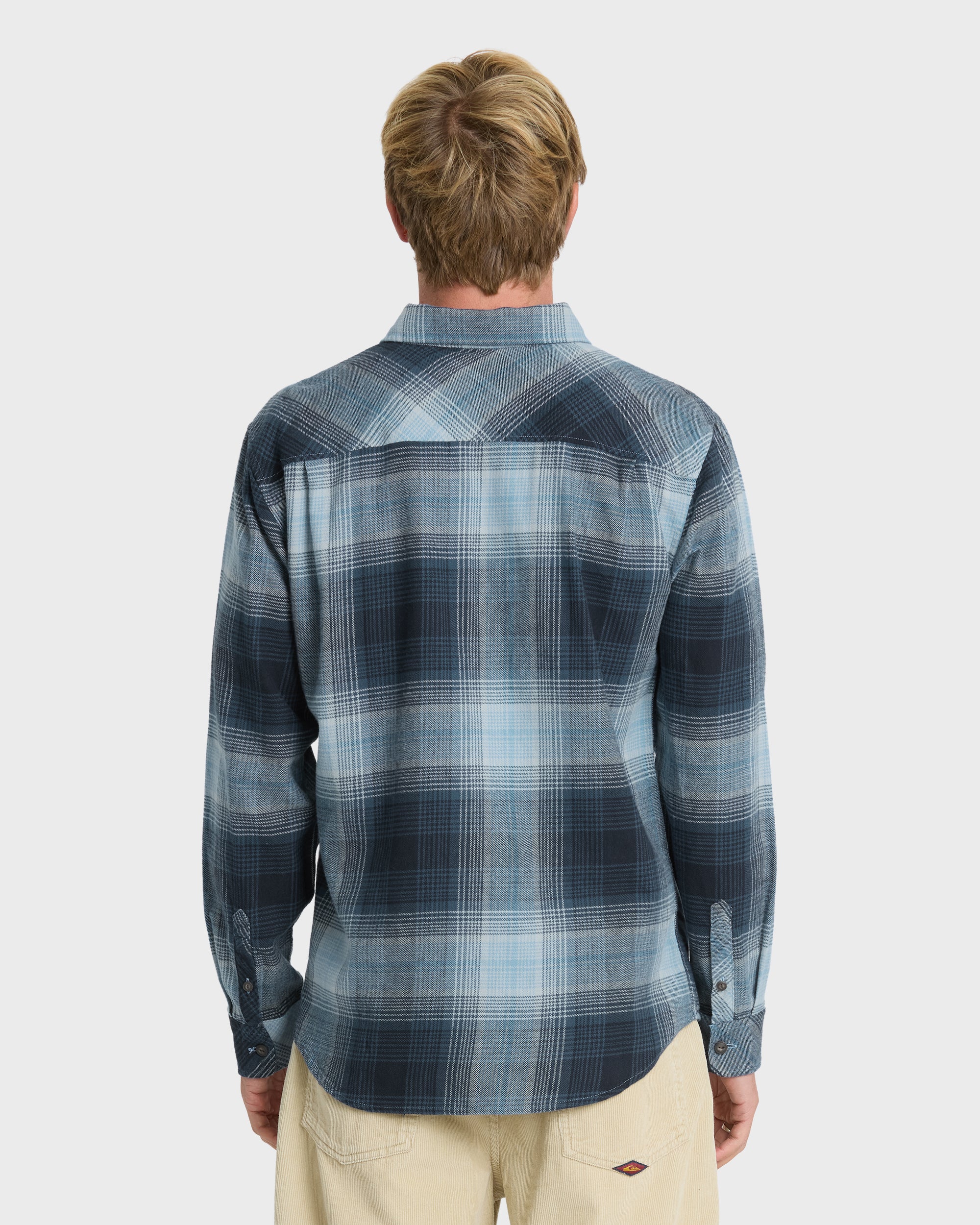 Avalon Long Sleeve Flannel Shirt - Dark Denim | Quiksilver