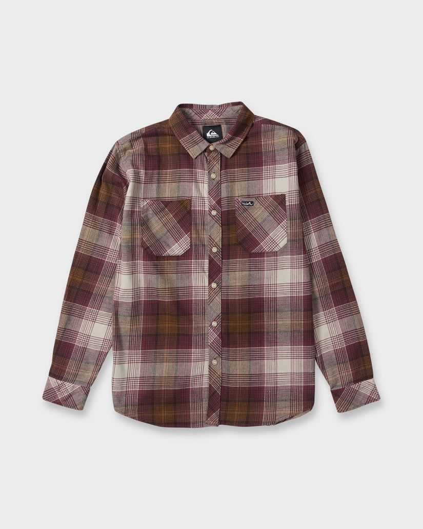 Avalon Long Sleeve Flannel Shirt - Oxblood Red