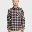 Saltwater Long Sleeve Flannel Shirt - Phantom