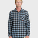 Saltwater Long Sleeve Flannel Shirt - Total Eclipse