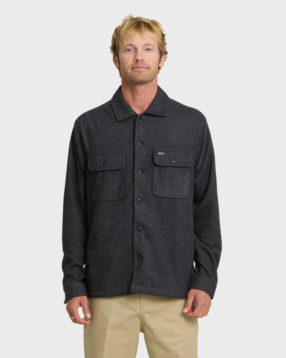 FLANNEL-OVER-SHIRT-LS-BLACK-HEATHER-1