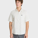 Mesa Meadow Classic Short Sleeve Woven Shirt - Snow White