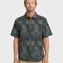 Earth Geo Classic Stretch Short Sleeve Woven Shirt - Phantom
