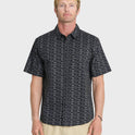 Nature Tile Classic Short Sleeve Woven Shirt - Anthracite