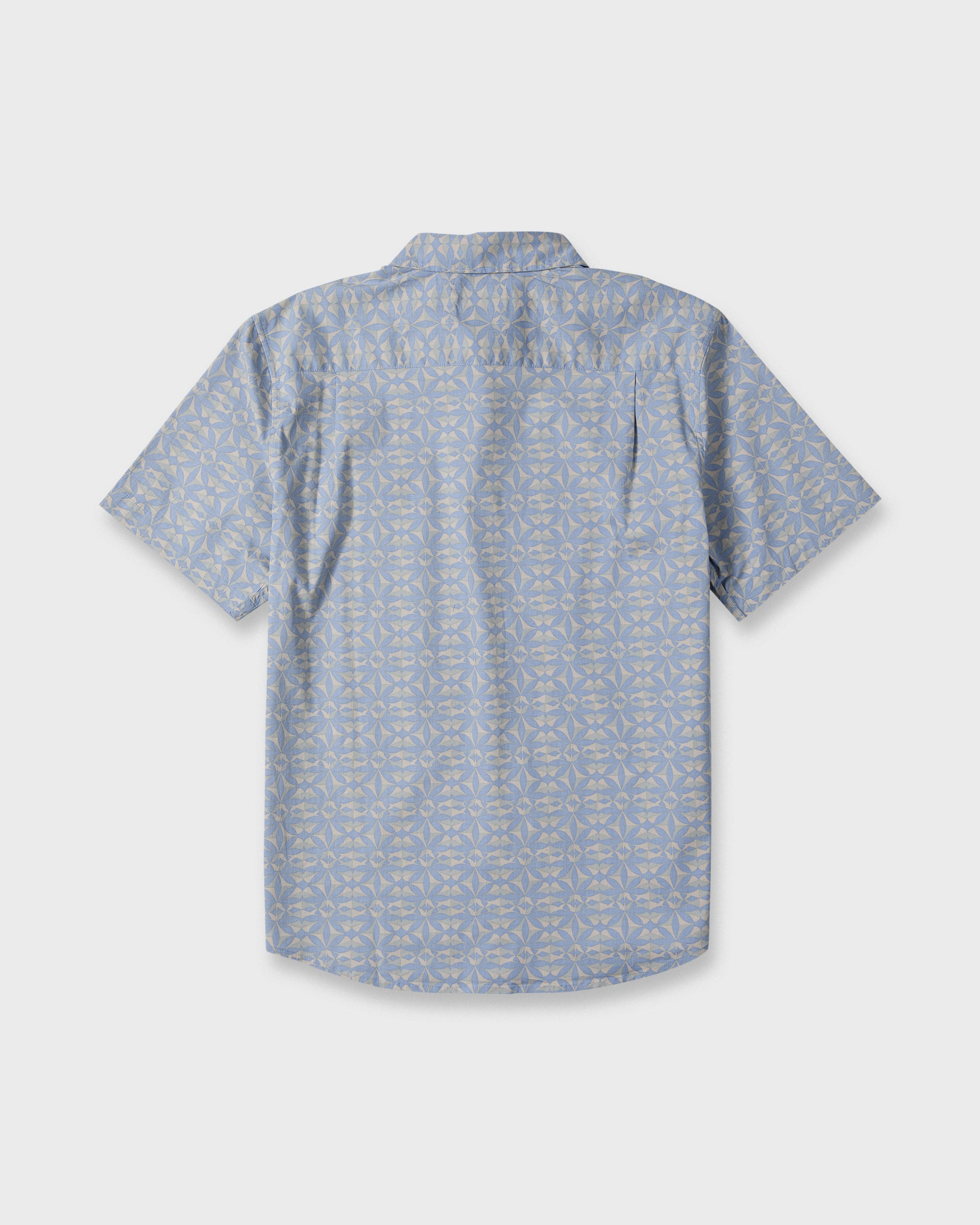 Nature Tile Classic Short Sleeve Woven Shirt - Quiet Harbor