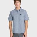 Nature Tile Classic Short Sleeve Woven Shirt - Quiet Harbor