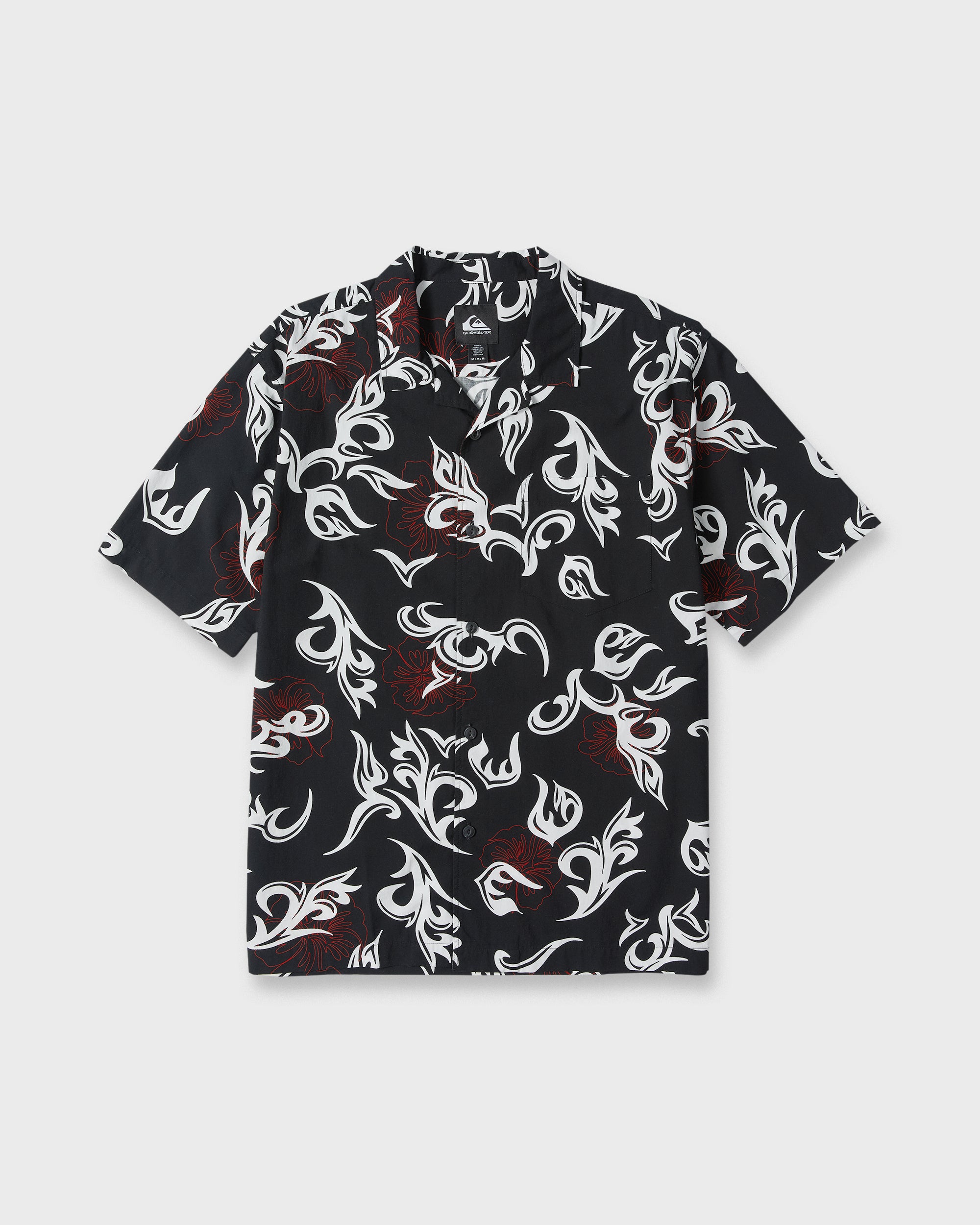 Ceremonial Camp Short Sleeve Woven Shirt - Anthracite | Quiksilver