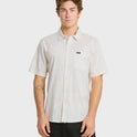 Koa Classic Short Sleeve Woven Shirt - Snow White