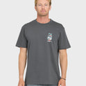 Staycation Short Sleeve Cotton T-Shirt - Iron Gate