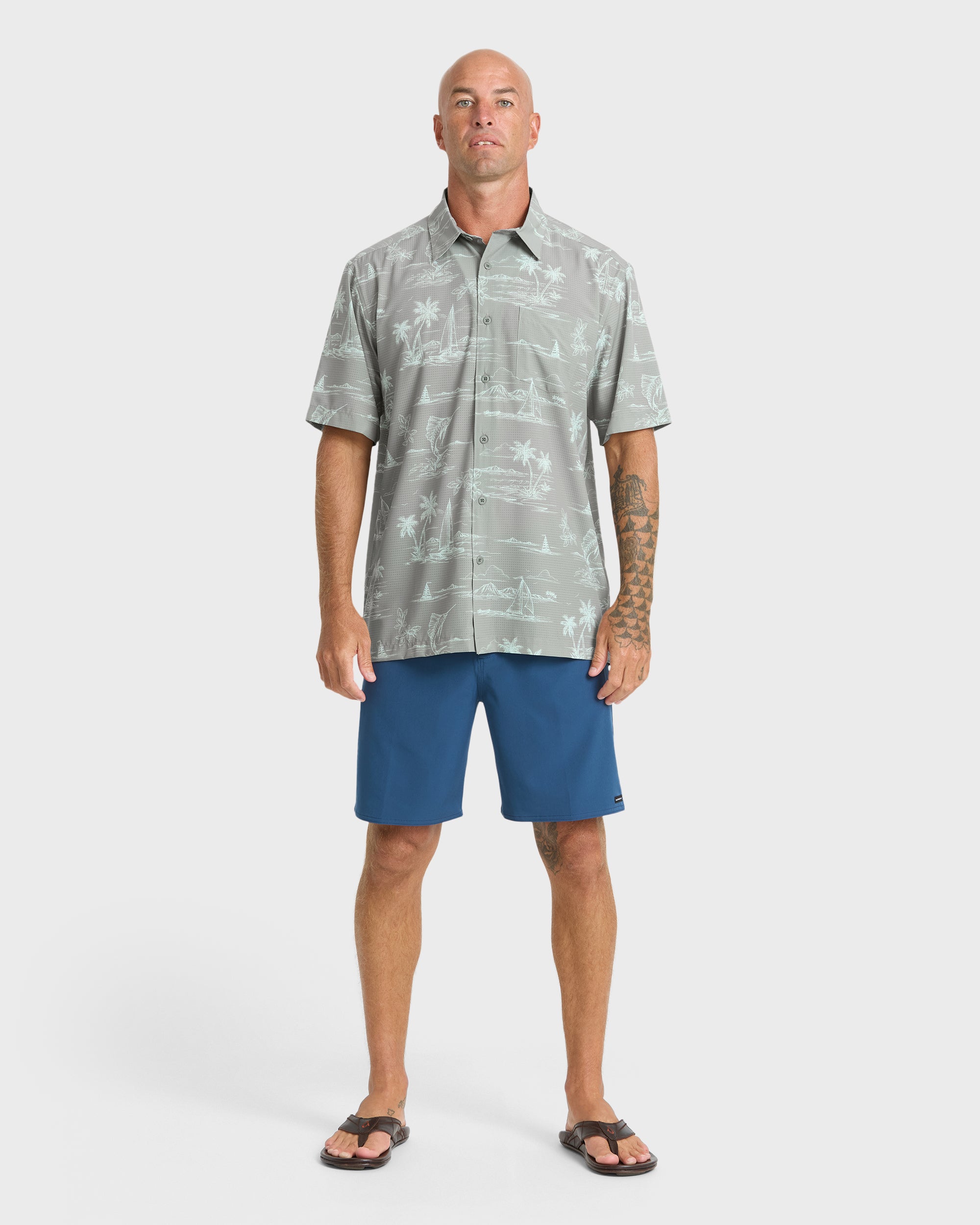 Performance Pack Short Sleeve Shirt - Frost Gray | Quiksilver