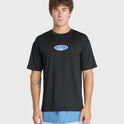 Direct Graphic 50 UPF Short Sleeve Surf Tee - Black
