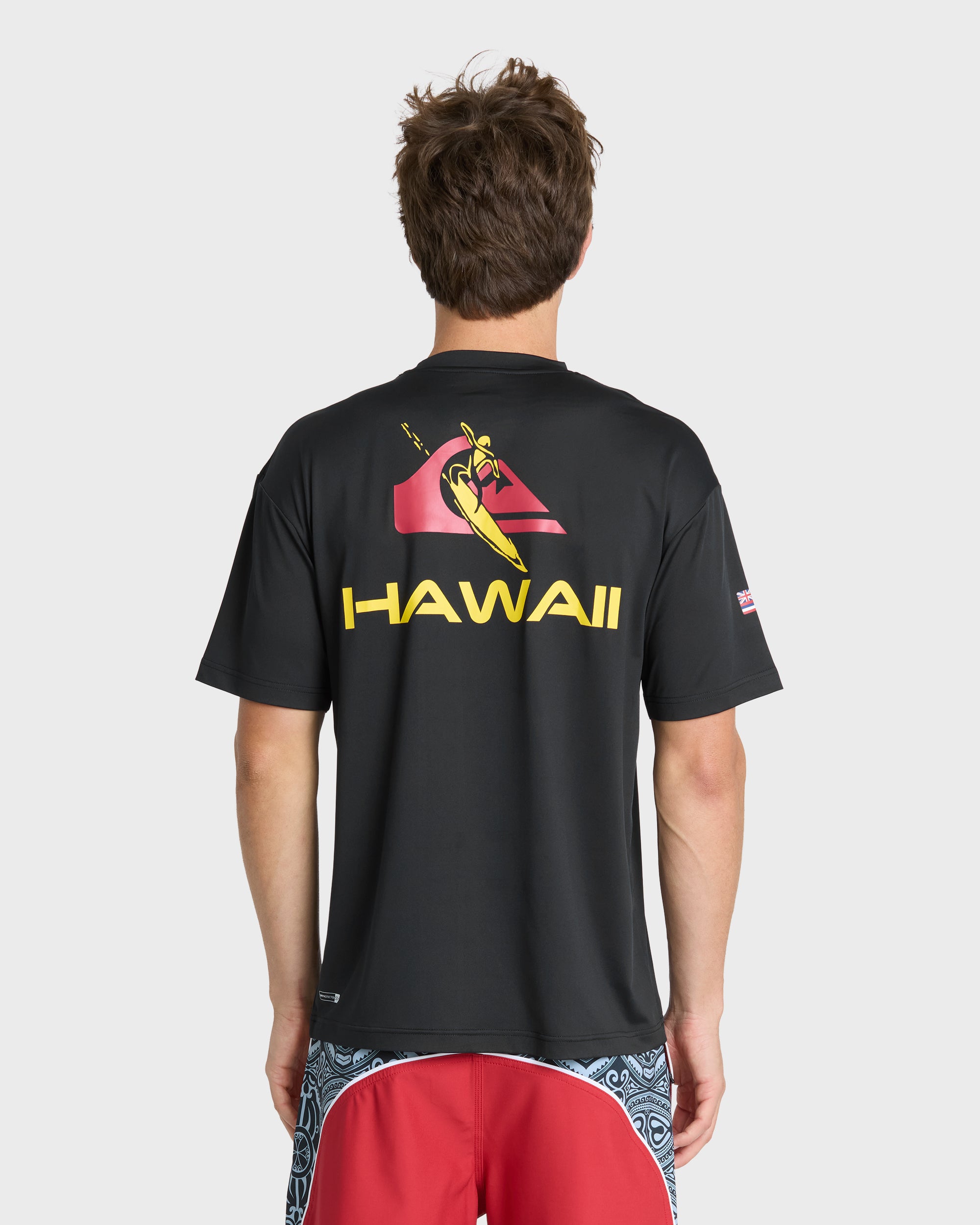 Hawaii Everyday Short Sleeve Surf Tee - Black | Quiksilver