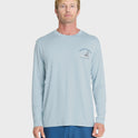 Waterman Offshore Angler 50 UPF Long Sleeve Surf Tee - Skyway