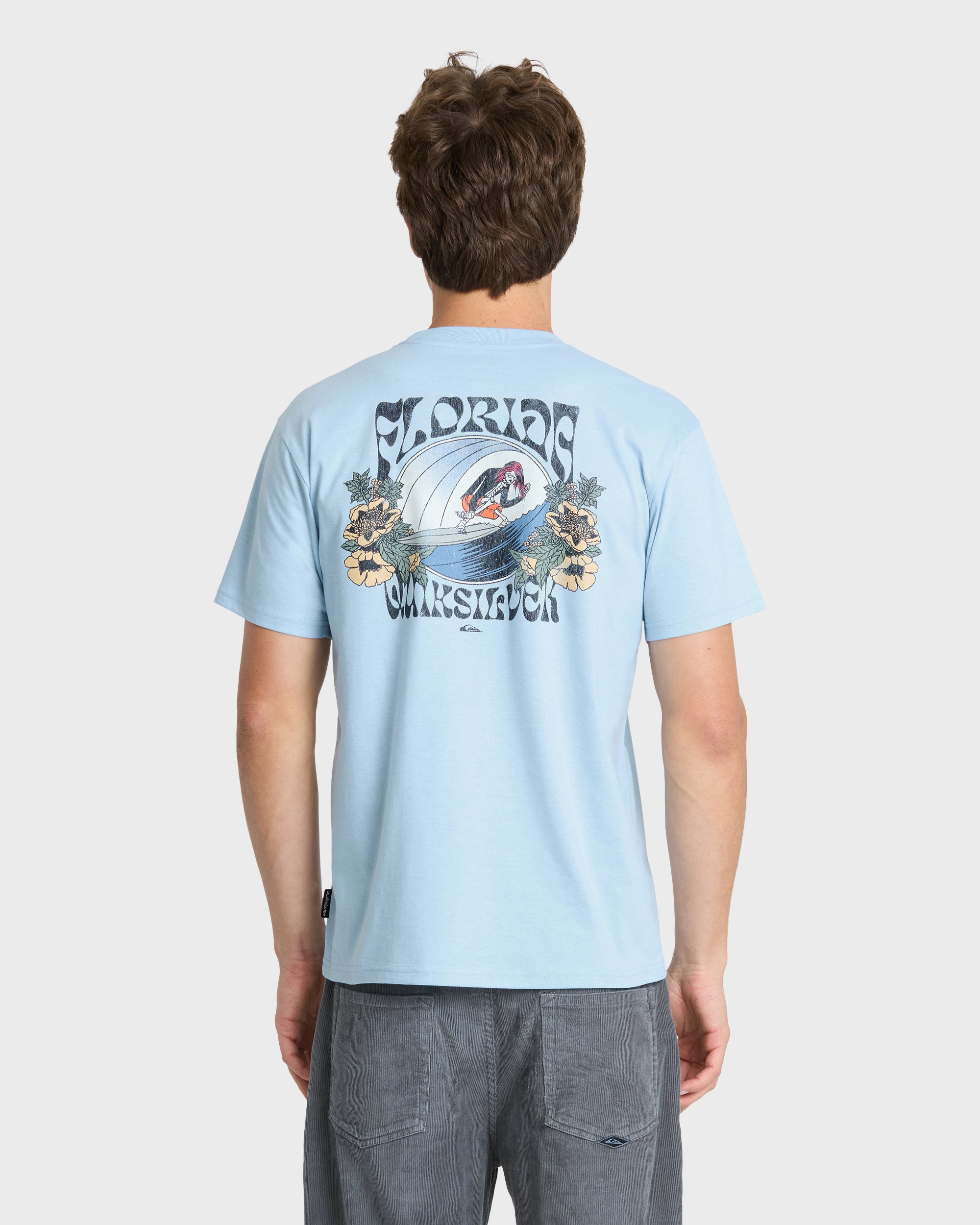 Grateful Florida Classic Short Sleeve Knit T-Shirt - Skyway