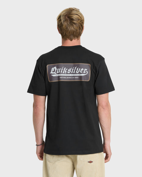 Oldie Classic Short Sleeve Knit T-Shirt - Black | Quiksilver