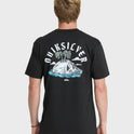 Skull Rock Classic Short Sleeve Knit T-Shirt - Black