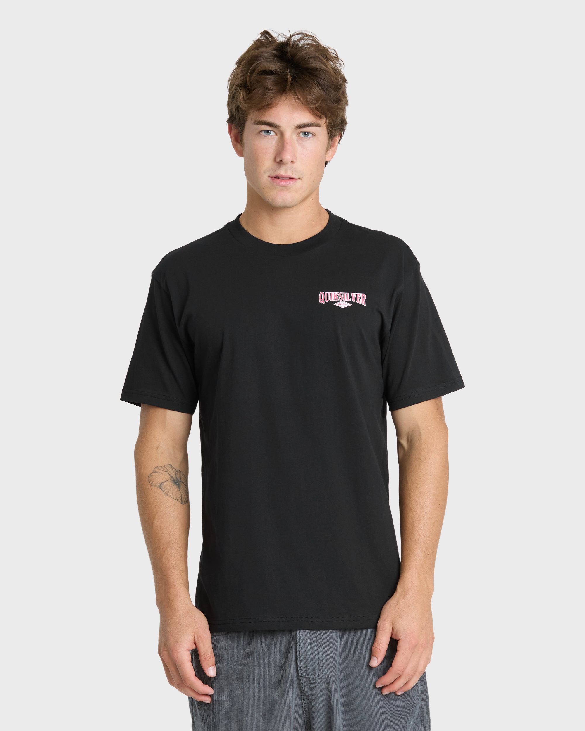 Dolby Short Sleeve Knit T-Shirt - Black | Quiksilver