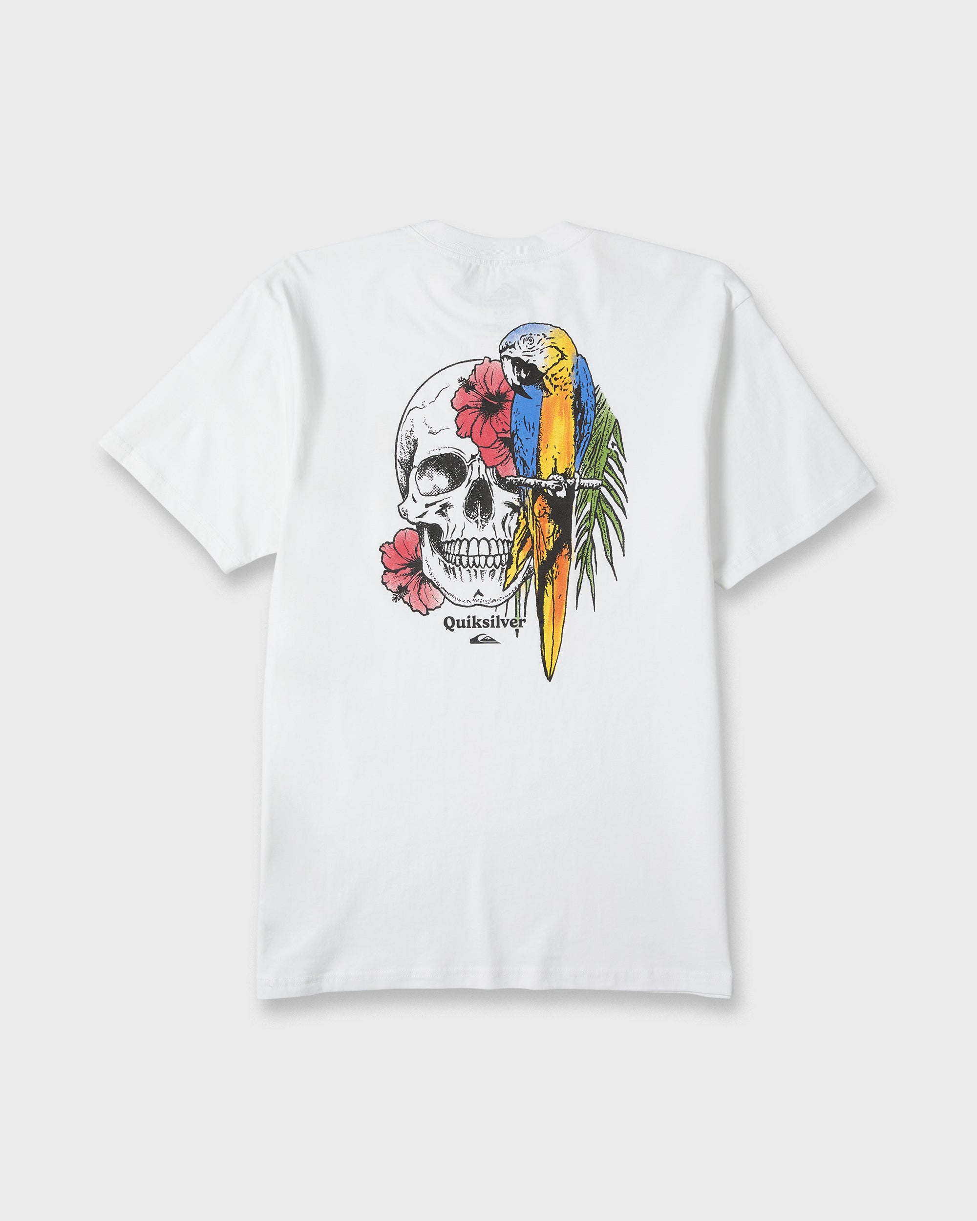 Bird Brain Classic Short Sleeve Knit T-Shirt - White | Quiksilver