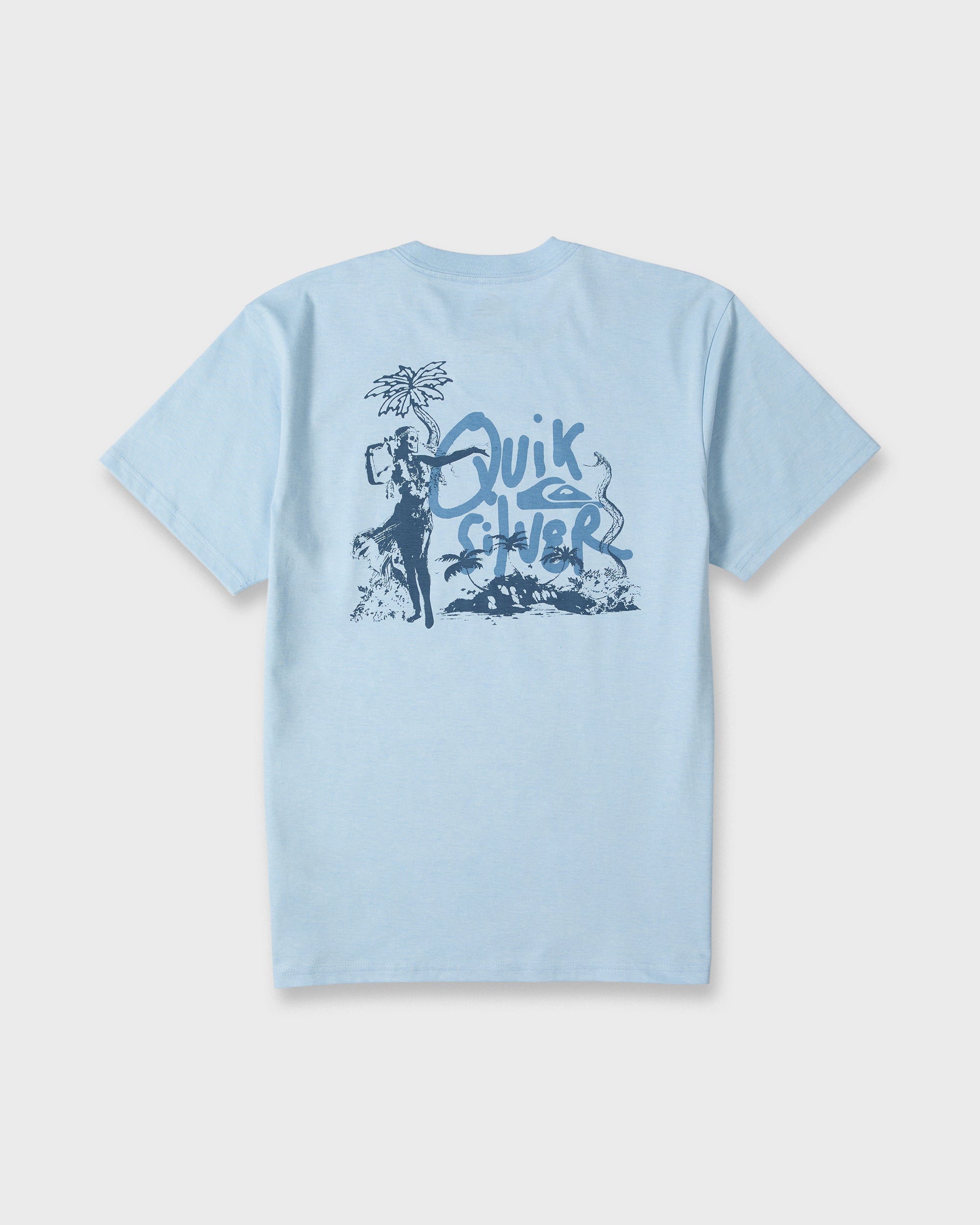 Shred Classic Short Sleeve Knit T-Shirt - Skyway Heather | Quiksilver