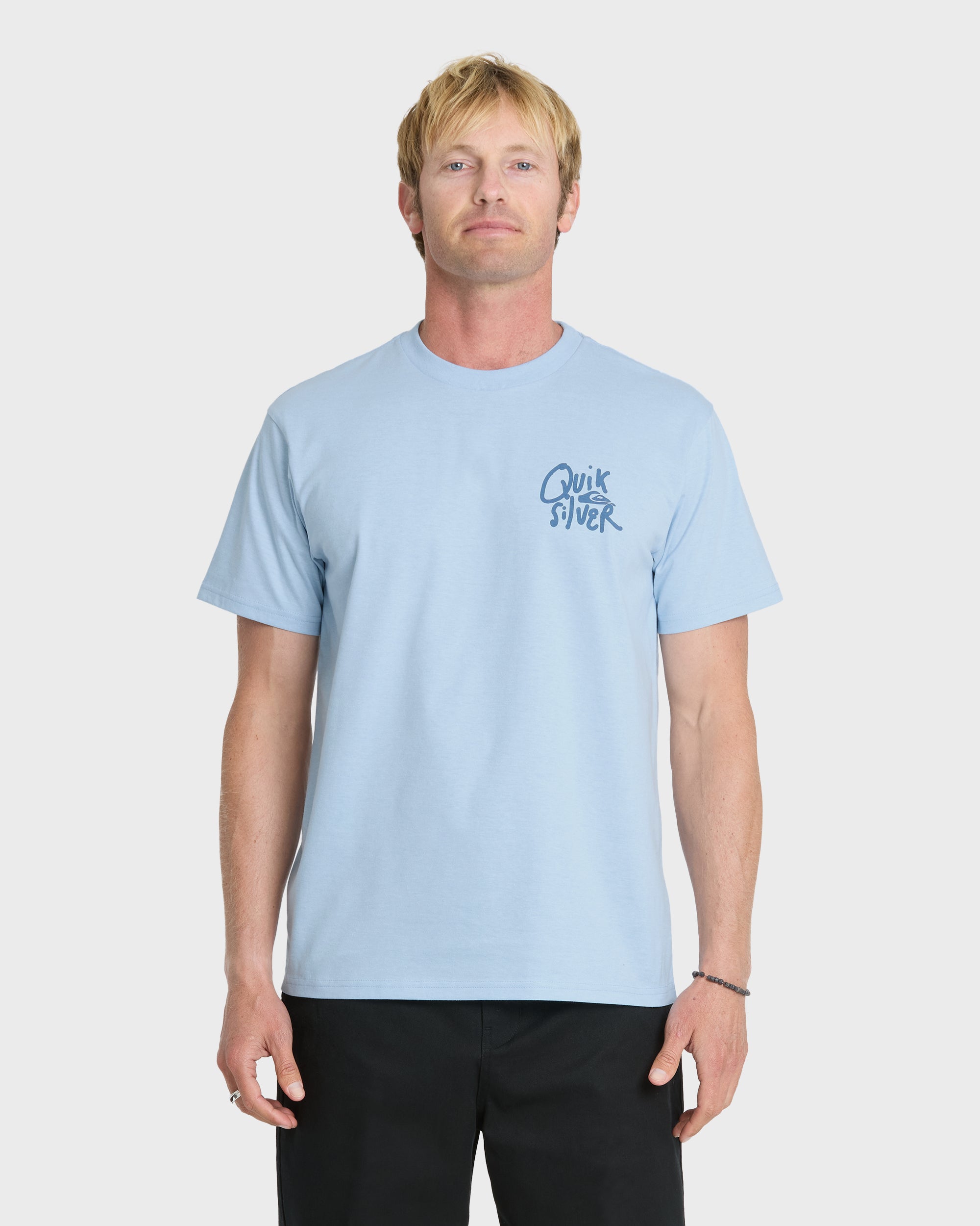 Shred Classic Short Sleeve Knit T-Shirt - Skyway Heather | Quiksilver