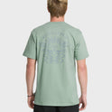 Sun Down Classic Short Sleeve Knit T-Shirt - Iceberg Green