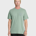 Sun Down Classic Short Sleeve Knit T-Shirt - Iceberg Green