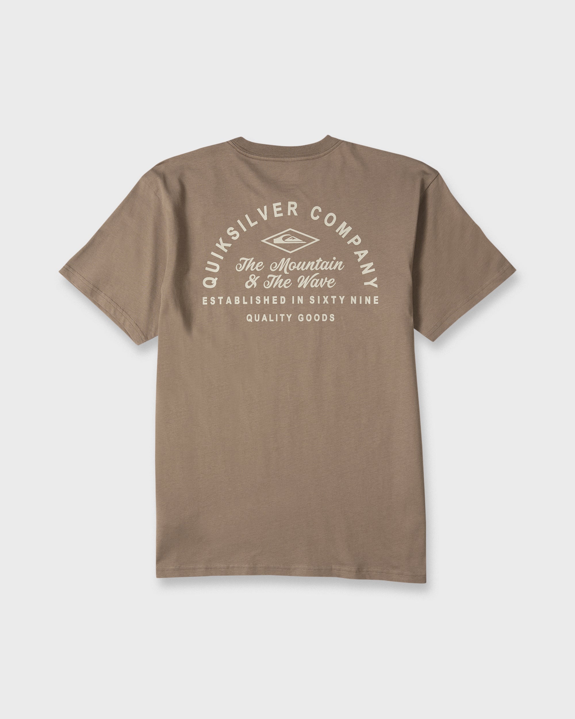 Garage Days Classic Short Sleeve Knit T-Shirt - Pine Bark | Quiksilver