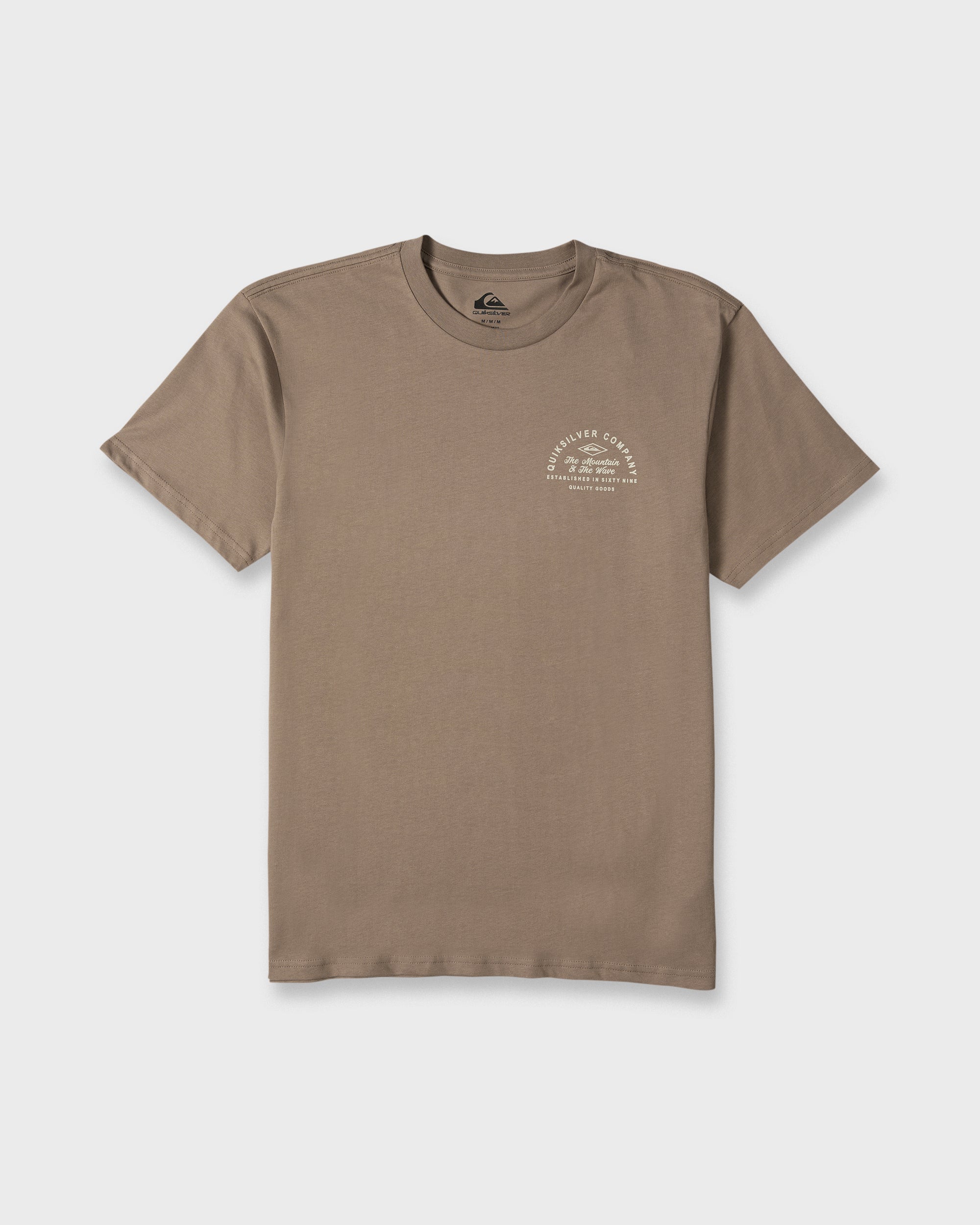 Garage Days Classic Short Sleeve Knit T-Shirt - Pine Bark | Quiksilver