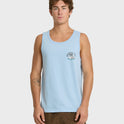 Skull Rock Tank Top - Skyway Heather