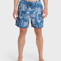 Waterman Mix Pack 17" Swim Trunks - Federal Blue