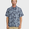 Waterman Pescadero Short Sleeve Woven Shirt - Blue Nights