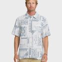 Waterman Ohana Bay Short Sleeve Woven Shirt - White