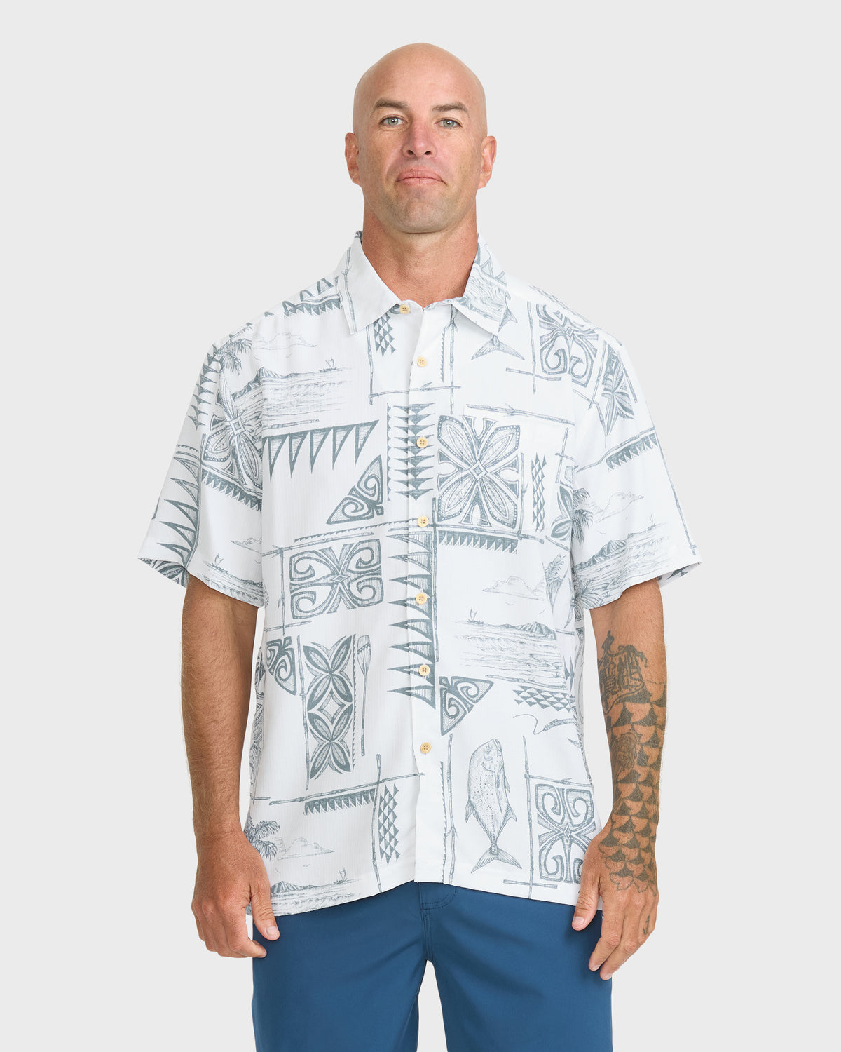 Waterman-Ohana-Bay-Short-Sleeve-Woven-Shirt-White-1