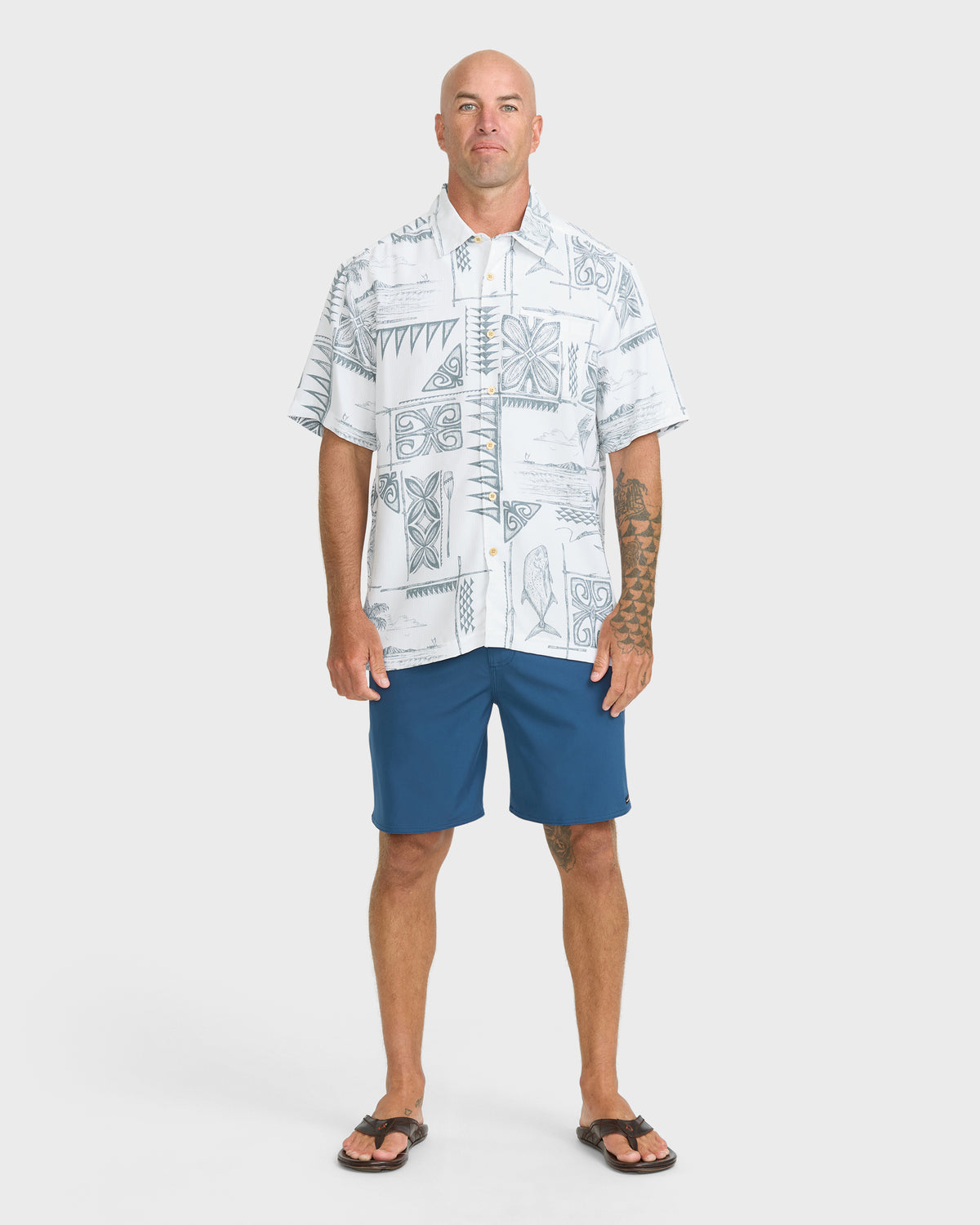 Waterman-Ohana-Bay-Short-Sleeve-Woven-Shirt-White-3