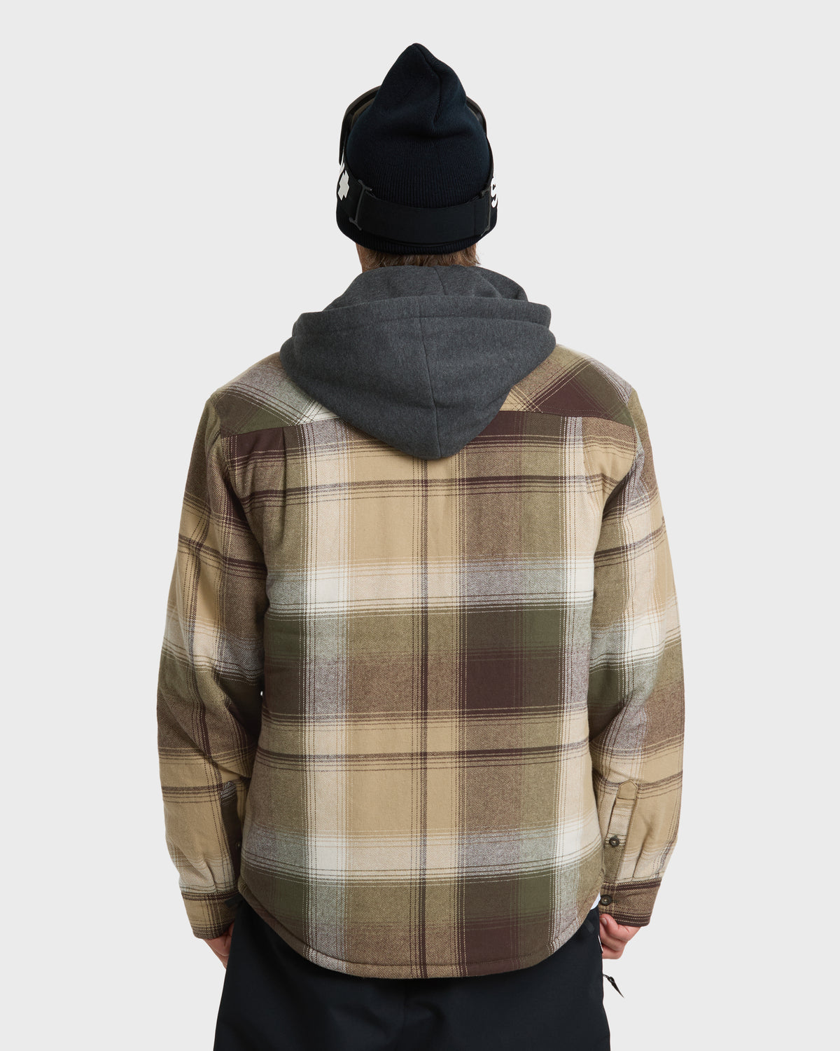 Mantra-Hooded-Long-Sleeve-Flannel-Shirt-Kelp-2