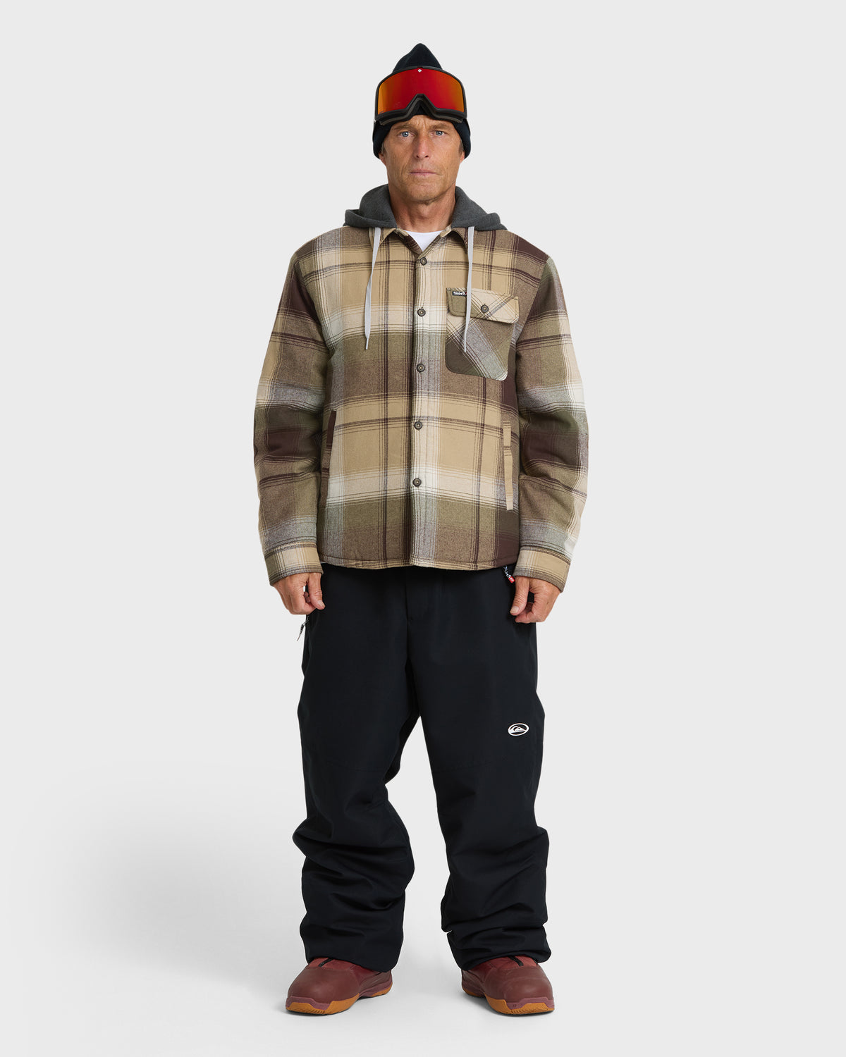 Mantra-Hooded-Long-Sleeve-Flannel-Shirt-Kelp-3