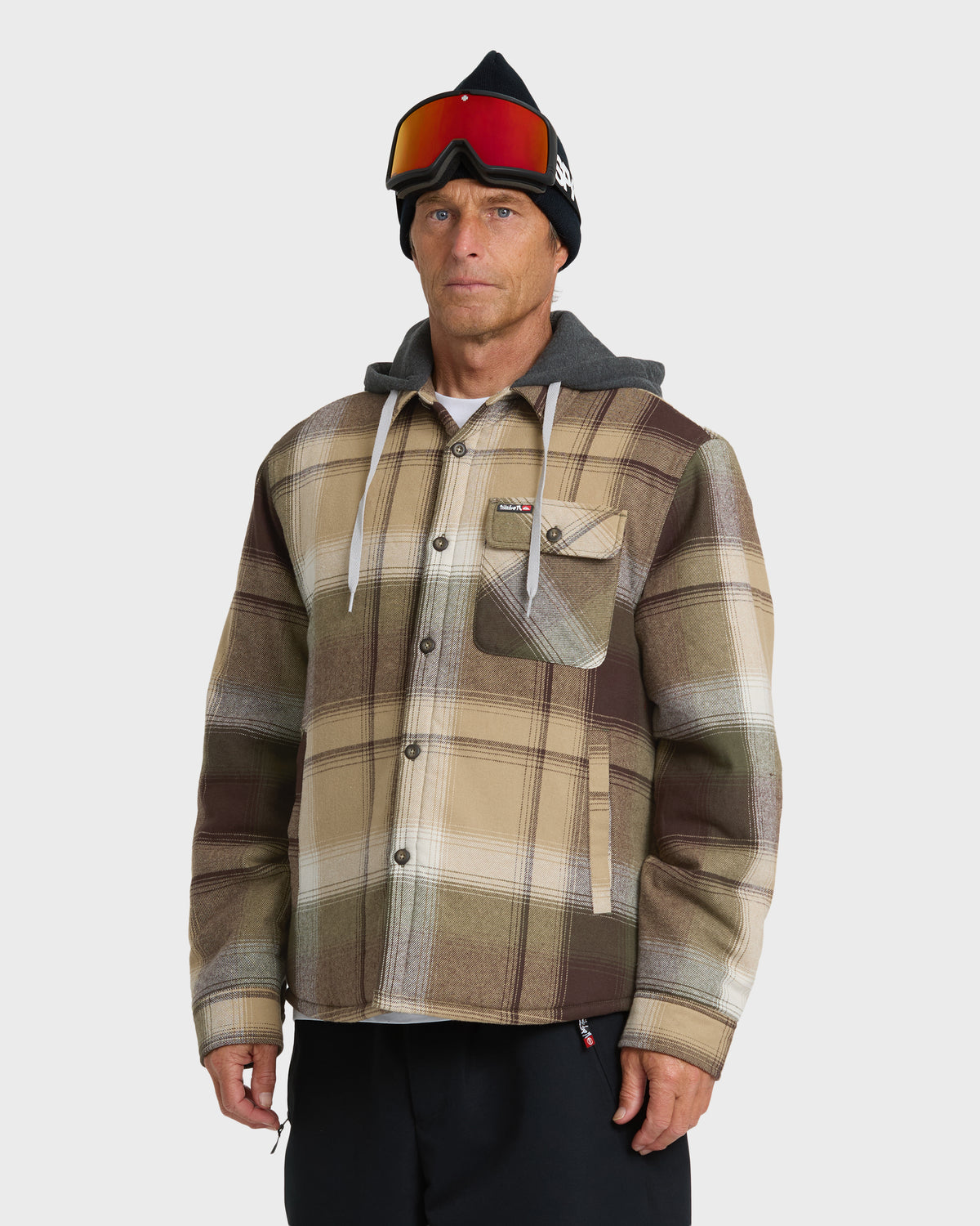 Mantra-Hooded-Long-Sleeve-Flannel-Shirt-Kelp-4